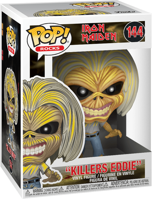 Funko Pop! Rocks 144: Iron Maiden - Killers Eddie Vinyl Figure (New) - Funko 440G