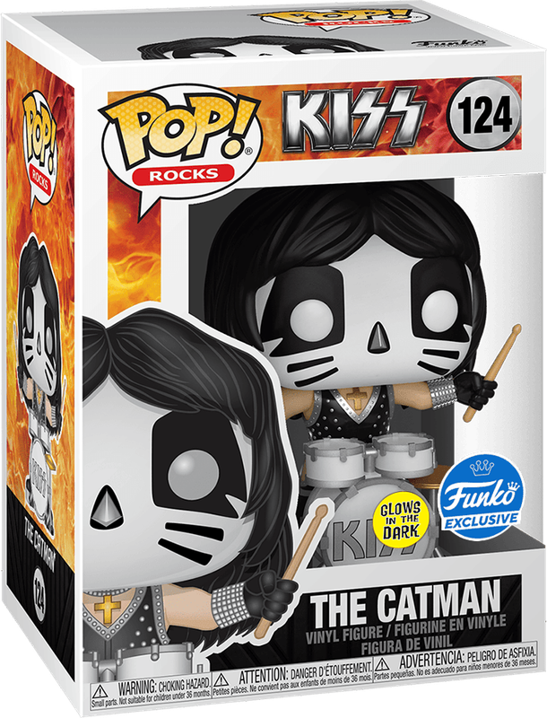 Funko Pop! Rocks 124: KISS - The Catman Vinyl Figure (Glow in the Dark)(New) - Funko 440G