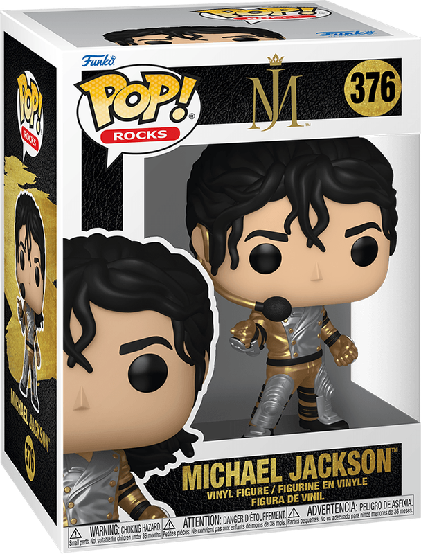 Funko Pop! Rocks 376: Michael Jackson Vinyl Figure (History World Tour)(New) - Funko 440G