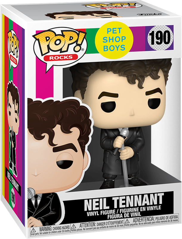 Funko Pop! Rocks 190: Pet Shop Boys - Neil Tennant Vinyl Figure (New) - Funko 440G