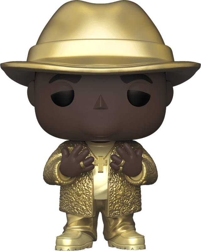 Funko Pop! Rocks 152: The Notorious B.I.G. - Notorious B.I.G. with Fedora Vinyl Figure (Gold