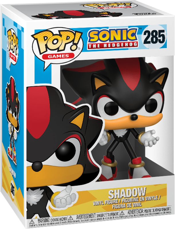 Funko Pop! Games 285: Sonic the Hedgehog - Shadow Vinyl Figure (New) - Funko 440G