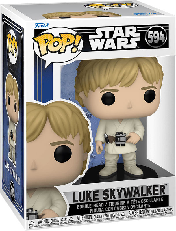 Funko Pop! Star Wars 594: A New Hope - Luke Skywalker Vinyl Bobble-Head (New) - Funko 440G