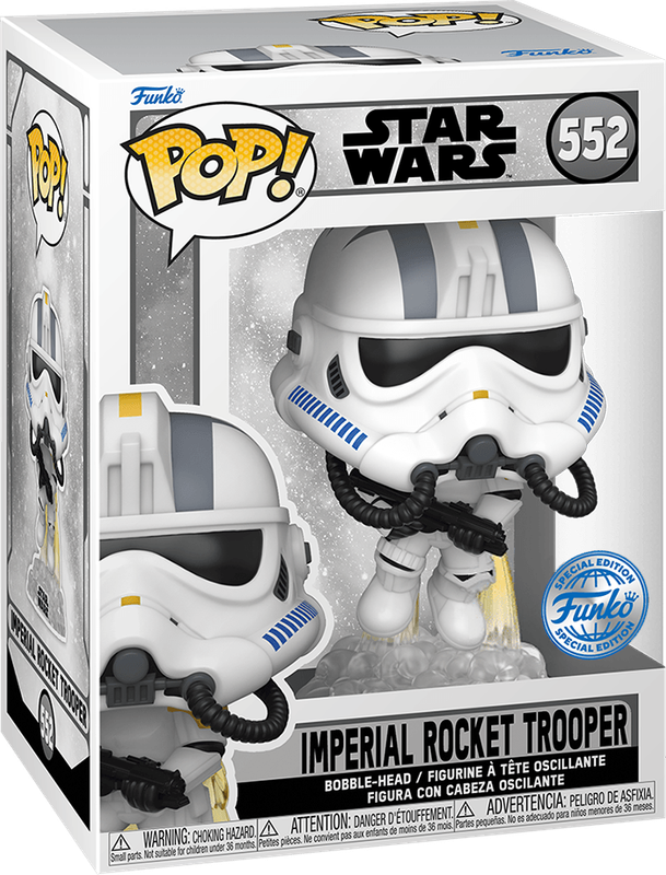 Funko Pop! Star Wars 552: Battlefront II - Imperial Rocket Trooper Vinyl Bobble-Head (New) - Funko