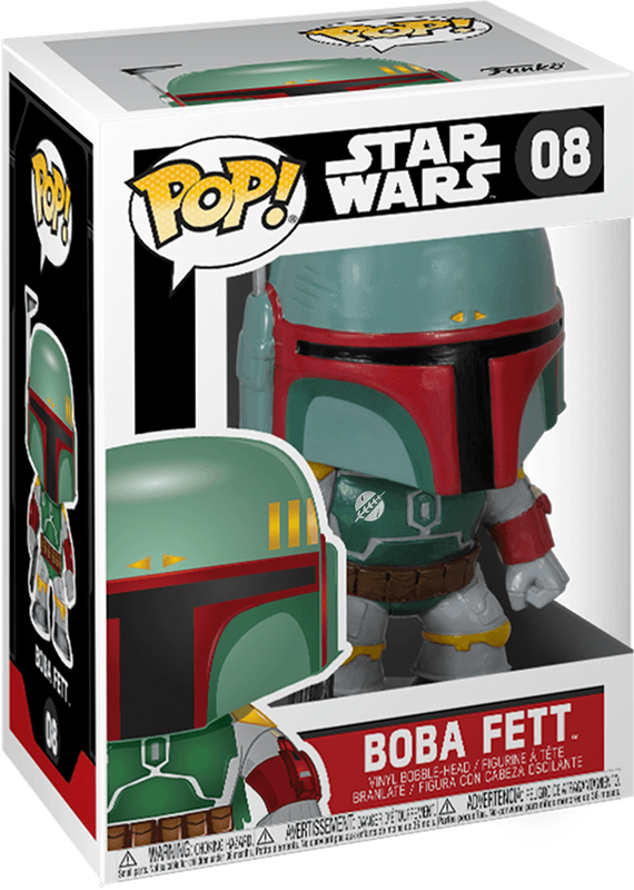Funko Pop! Star Wars 08: Boba Fett Vinyl Bobble-Head (New) - Funko 440G
