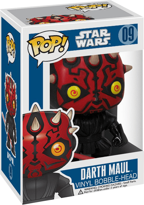 Funko Pop! Star Wars 09: Darth Maul Vinyl Bobble-Head (New) - Funko 440G