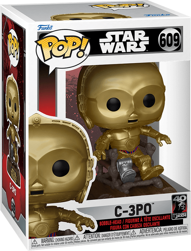 Funko Pop! Star Wars 609: Return of the Jedi - C-3PO Vinyl Bobble-Head (New) - Funko 440G