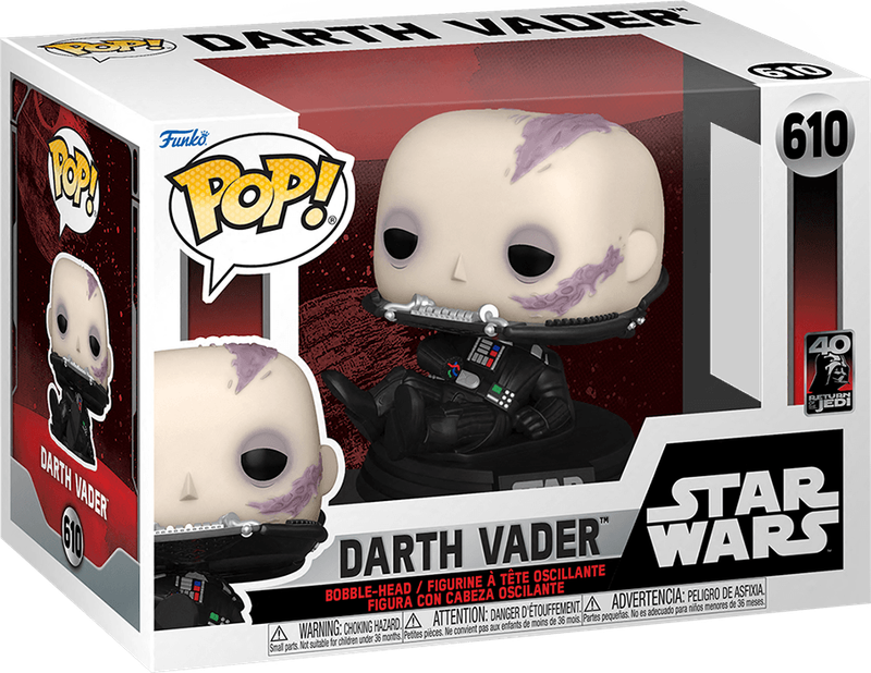 Funko Pop! Star Wars 610: Return of the Jedi - Darth Vader Vinyl Bobble-Head *See Note*