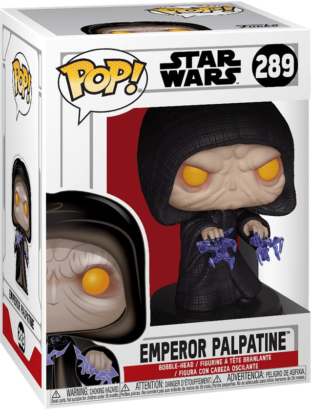 Funko Pop! Star Wars 289: Return of the Jedi - Emperor Palpatine Vinyl Bobble-Head (Electric
