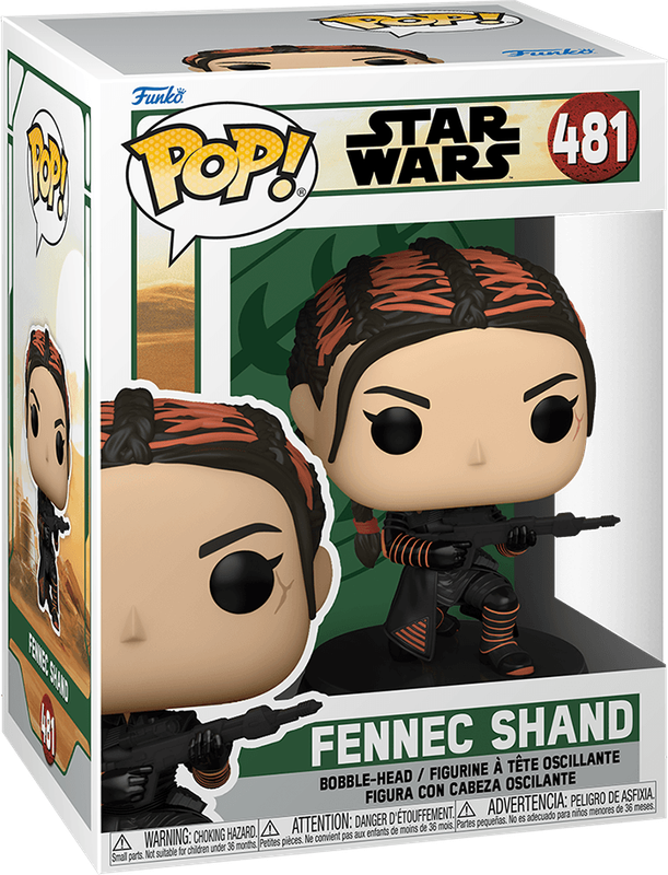 Funko Pop! Star Wars 481: The Book of Boba Fett - Fennec Shand Vinyl Bobble-Head (New) - Funko 440G