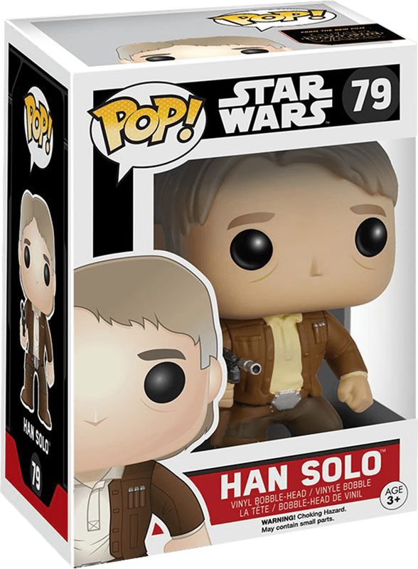 Funko Pop! Star Wars 79: The Force Awakens - Han Solo Vinyl Bobble-Head (New) - Funko 440G