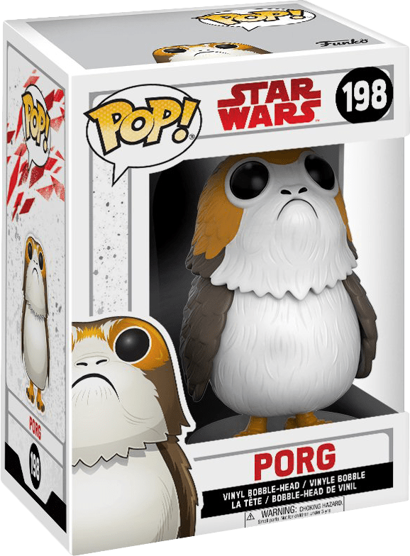 Funko Pop! Star Wars 198: The Last Jedi - Porg Vinyl Bobble-Head (New) - Funko 440G