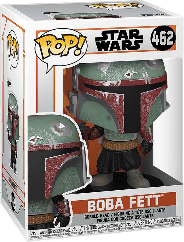 Funko Pop! Star Wars 462: The Mandalorian - Boba Fett Vinyl Bobble-Head (New) - Funko 440G