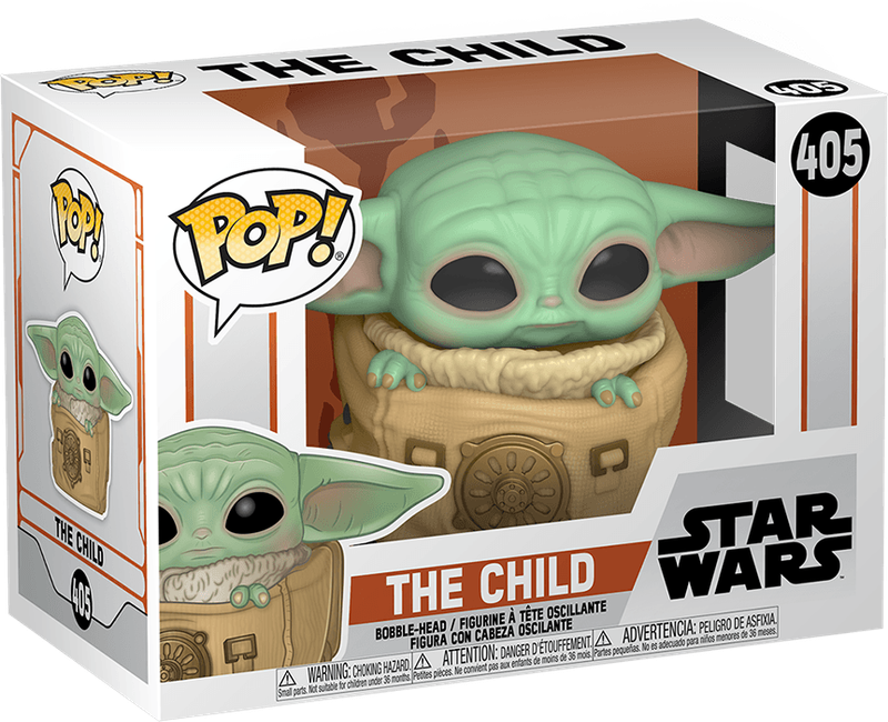 Funko Pop! Star Wars 405: The Mandalorian - The Child in Sack Vinyl Bobble-Head (New) - Funko 440G