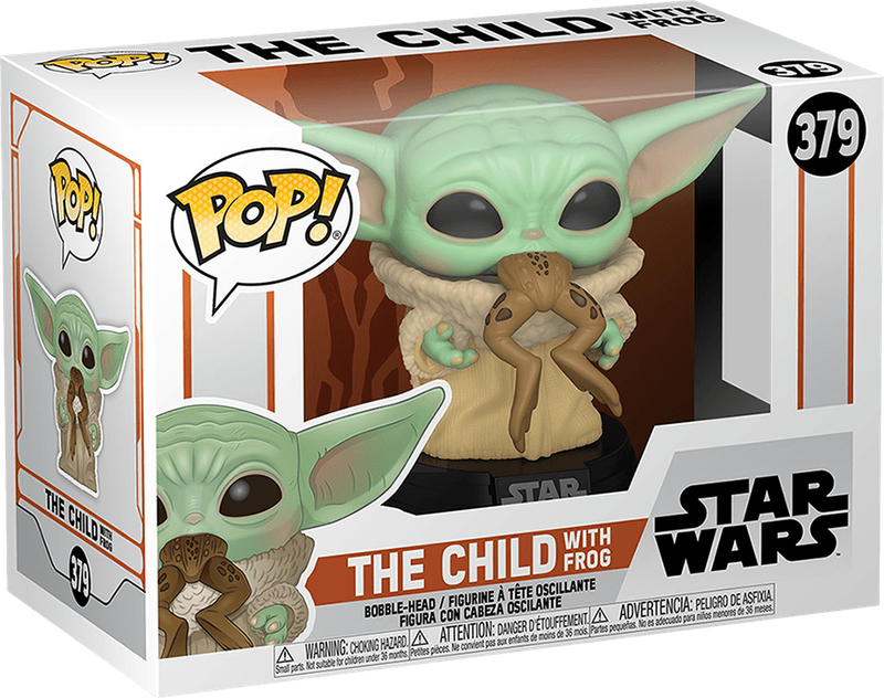 Funko Pop! Star Wars 379: The Mandalorian - The Child with Frog Vinyl Bobble-Head *See Note* (New)