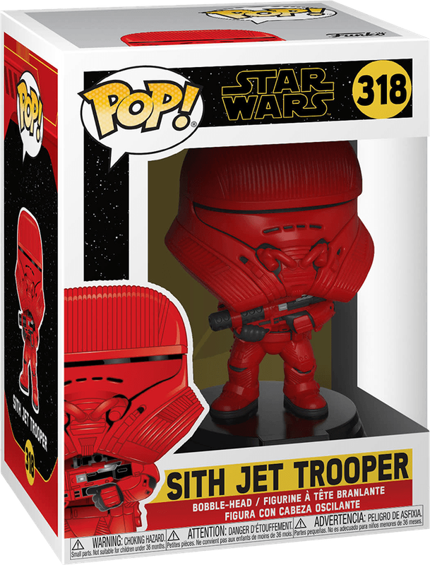 Funko Pop! Star Wars 318: The Rise of Skywalker - Sith Jet Trooper Vinyl Bobble-Head (New) - Funko