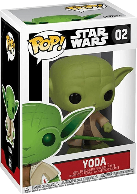 Funko Pop! Star Wars 02: Yoda Vinyl Bobble-Head (New) - Funko 440G