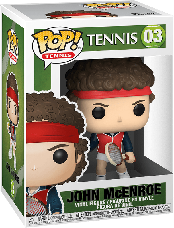 Funko Pop! Tennis 03 - John McEnroe Vinyl Figure (New) - Funko 440G
