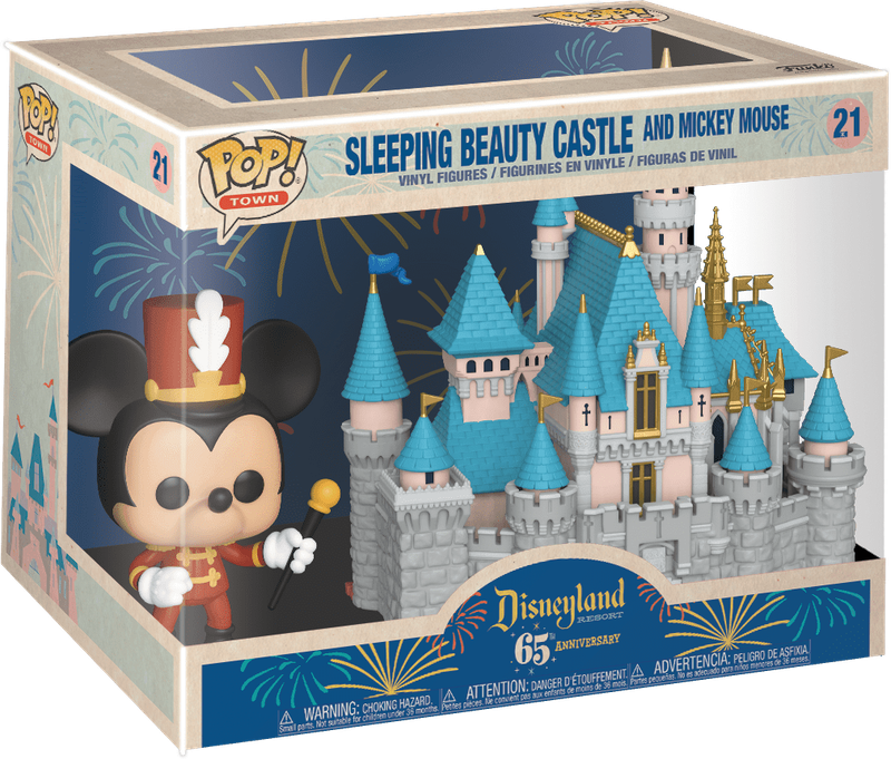 Funko Pop! Town 21: Disneyland Resort - Sleeping Beauty Castle and Mickey Mouse Vinyl Figure (New)