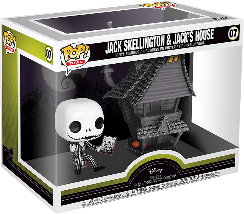 Funko Pop! Town 07: The Nightmare Before Christmas - Jack Skellington & Jack's House Vinyl Figure
