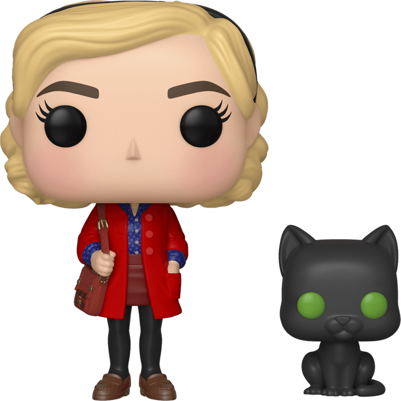 Funko Pop! TV 777: Chilling Adventures of Sabrina - Sabrina Spellman and Salem Vinyl Figure (New) -