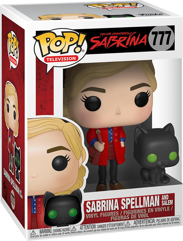Funko Pop! TV 777: Chilling Adventures of Sabrina - Sabrina Spellman and Salem Vinyl Figure (New) -