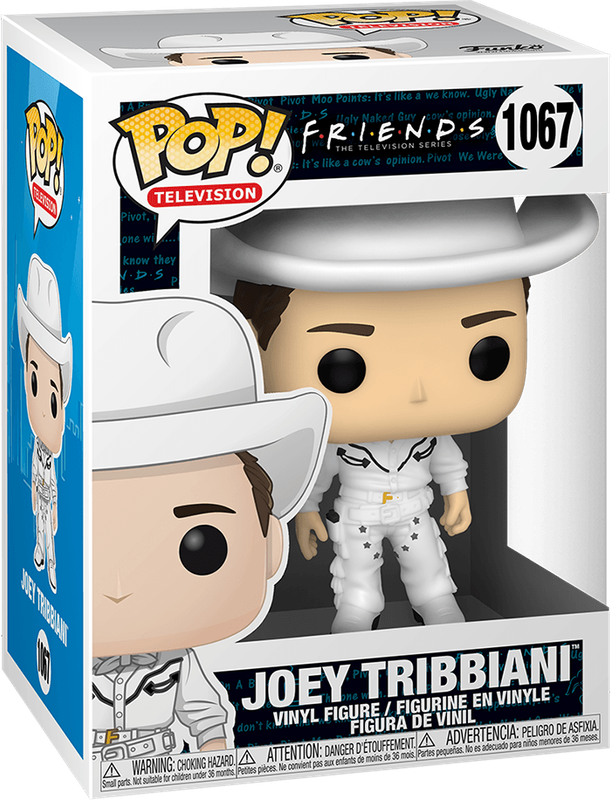 Funko Pop! TV 1067: Friends - Joey Tribbiani as Cowboy Vinyl Figure (New) - Funko 440G