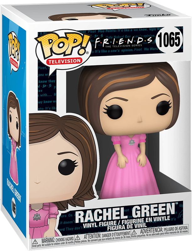 Funko Pop! TV 1065: Friends - Rachel Green in Pink Dress Vinyl Figure (New) - Funko 440G