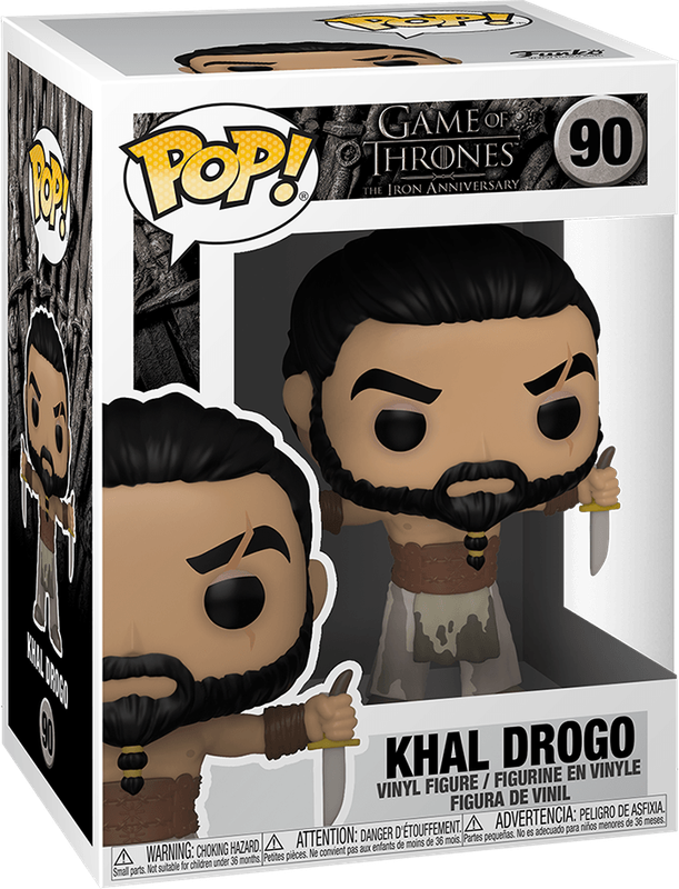 Funko Pop! Game of Thrones 90: The Iron Anniversary - Khal Drogo with Daggers Vinyl Figure (New) -