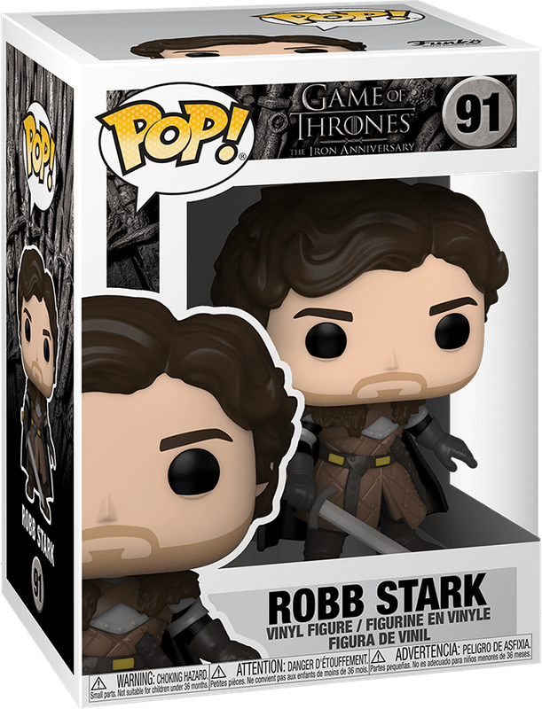 Funko Pop! Game of Thrones 91: The Iron Anniversary - Robb Stark with Sword Vinyl Figure (New) -