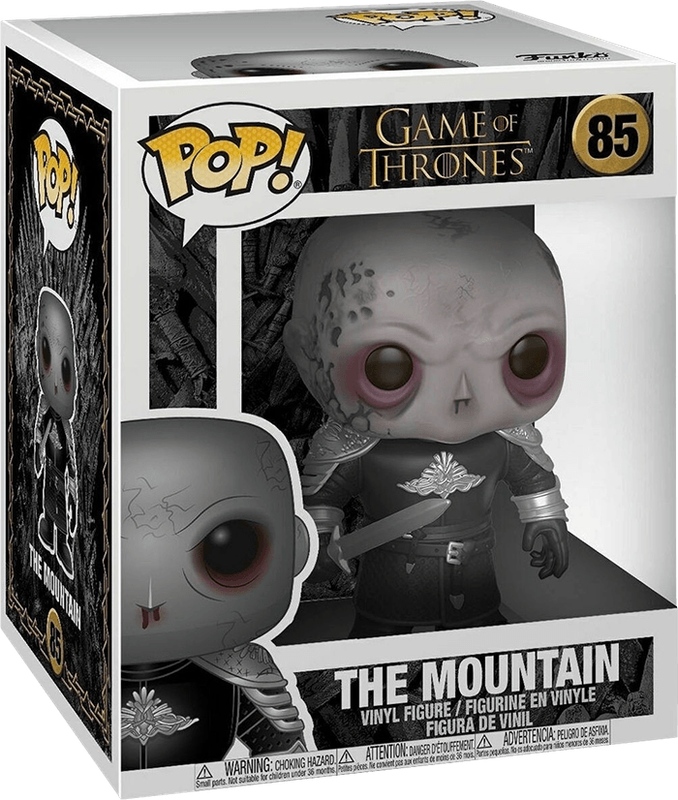 Funko Pop! Game of Thrones 85 - The Mountain Super Sized 6'' Vinyl Figure (Unmasked)(New) - Funko