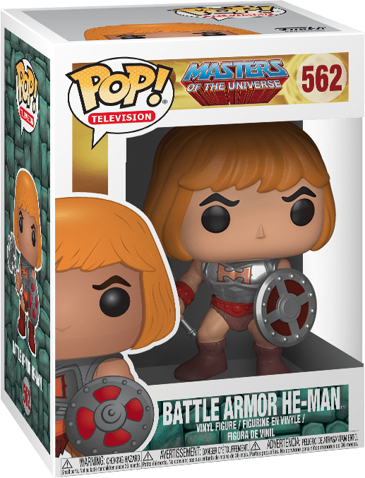 Funko Pop! TV: Masters of the Universe - Battle Armor He-Man Vinyl Figure (New) - Funko 300G