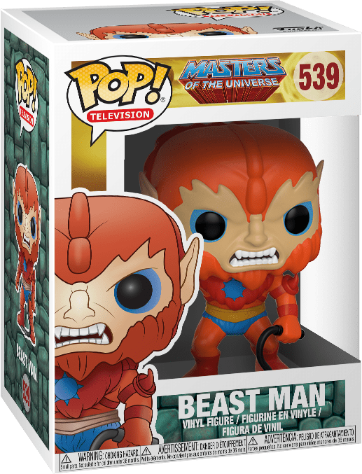 Funko Pop! TV 539: Masters of the Universe - Beast Man Vinyl Figure (New) - Funko 440G