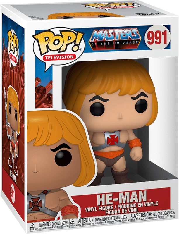 Funko Pop! TV 991: Masters of the Universe - He-Man Vinyl Figure (New) - Funko 440G