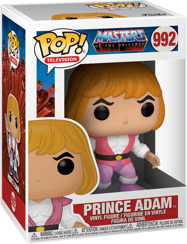 Funko Pop! TV 992: Masters of the Universe - Prince Adam Vinyl Figure *See Note* (New) - Funko 440G