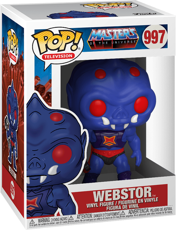 Funko Pop! TV 997: Masters of the Universe - Webstor Vinyl Figure (New) - Funko 440G