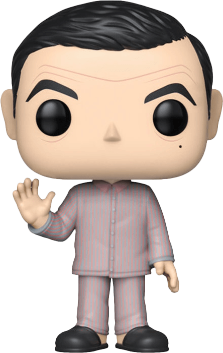 Funko Pop! TV 786: Mr. Bean - Mr. Bean in Pajamas Vinyl Figure (New) - Funko 300G
