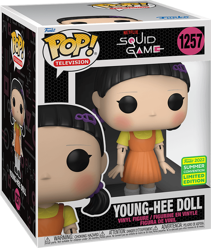 Funko Pop! TV 1257: Squid Game - Young-Hee Doll Super Sized 6'' Vinyl Figure (New) - Funko 1000G