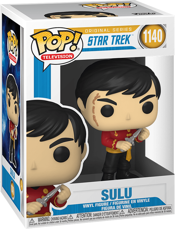 Funko Pop! TV 1140: Star Trek: Original Series - Sulu Vinyl Figure (Mirror Mirror Outfit)(New) -