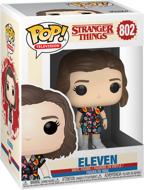 Funko Pop! TV 802: Stranger Things - Eleven Vinyl Figure (Mall Outfit)(New) - Funko 440G