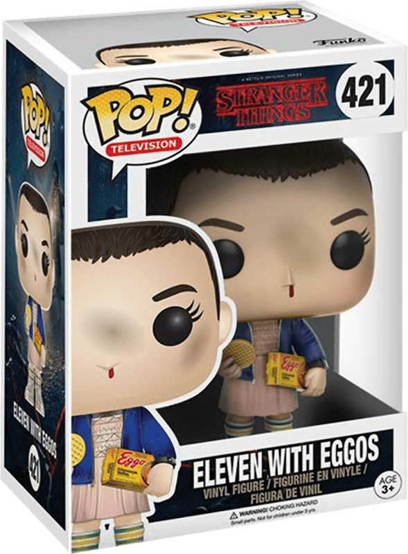 Funko Pop! TV 421: Stranger Things - Eleven with Eggos Vinyl Figure (New) - Funko 440G