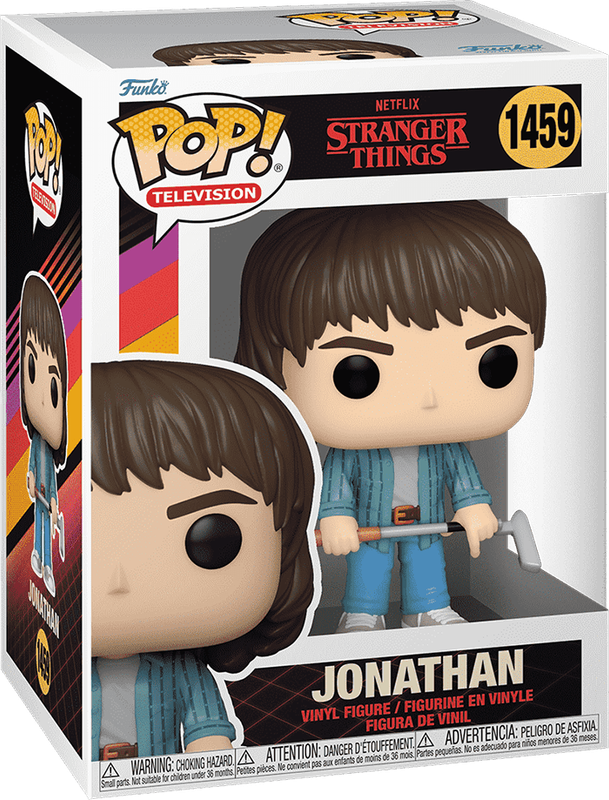 Funko Pop! TV 1459: Stranger Things - Jonathan with Golf Club Vinyl Figure (Season 4)(New) - Funko