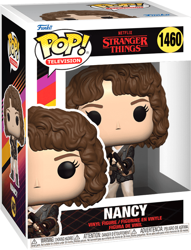 Funko Pop! TV 1460: Stranger Things - Nancy with Shotgun Vinyl Figure (Season 4)(New) - Funko 440G