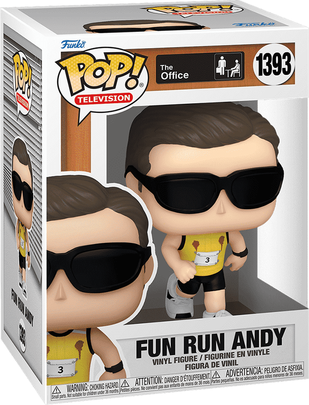 Funko Pop! TV 1393: The Office - Fun Run Andy Vinyl Figure (New) - Funko 440G