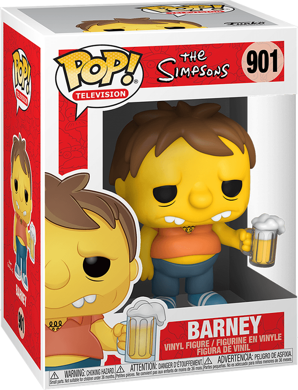 Funko Pop! TV 901: The Simpsons - Barney Gumble Vinyl Figure (New) - Funko 440G