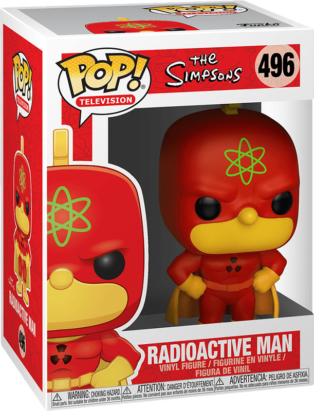 Funko Pop! TV 496: The Simpsons - Radioactive Man Vinyl Figure (New) - Funko 440G