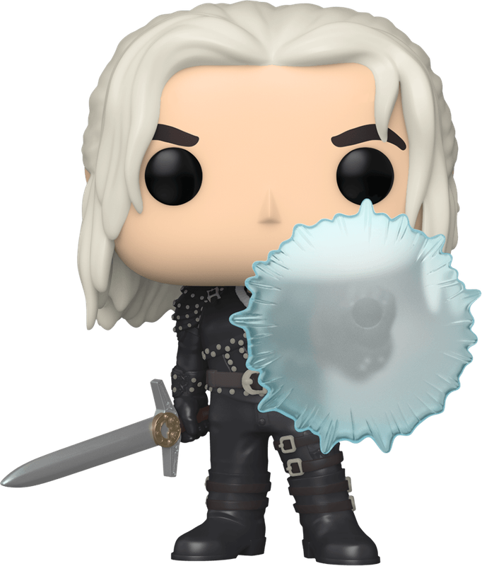 Funko Pop! TV 1317: The Witcher - Geralt with Quen Vinyl Figure (New) - Funko 440G