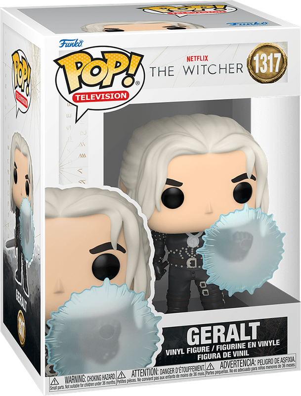 Funko Pop! TV 1317: The Witcher - Geralt with Quen Vinyl Figure (New) - Funko 440G