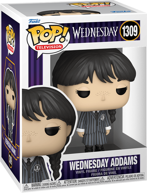 Funko Pop! TV 1309: Wednesday - Wednesday Addams Vinyl Figure (New) - Funko 440G