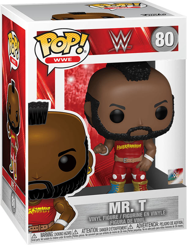 Funko Pop! WWE 80 - Mr. T Vinyl Figure (New) - Funko 440G